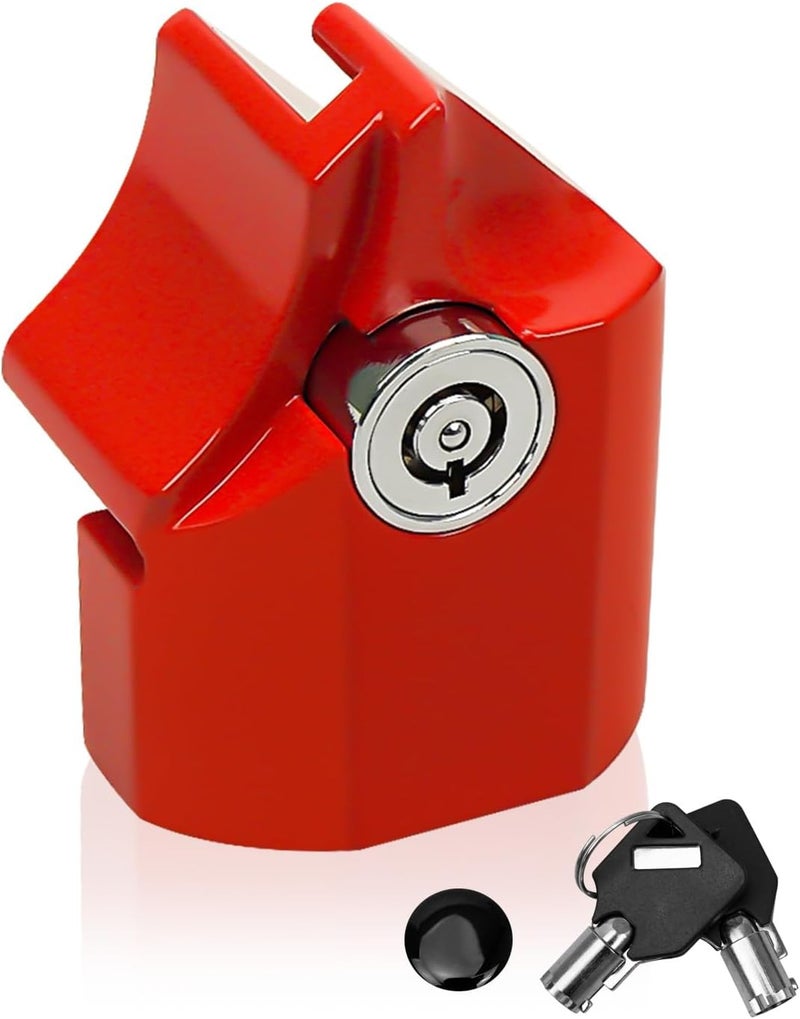 Tavaski Tailgate Anti-Theft Lock Compatible with Toyota Tacoma 2016 2017 2018 2019 2020 2021 2022 2023 Truck Bed Tailgate Lock with Keys Made by Zinc Alloy - Red - Image 1